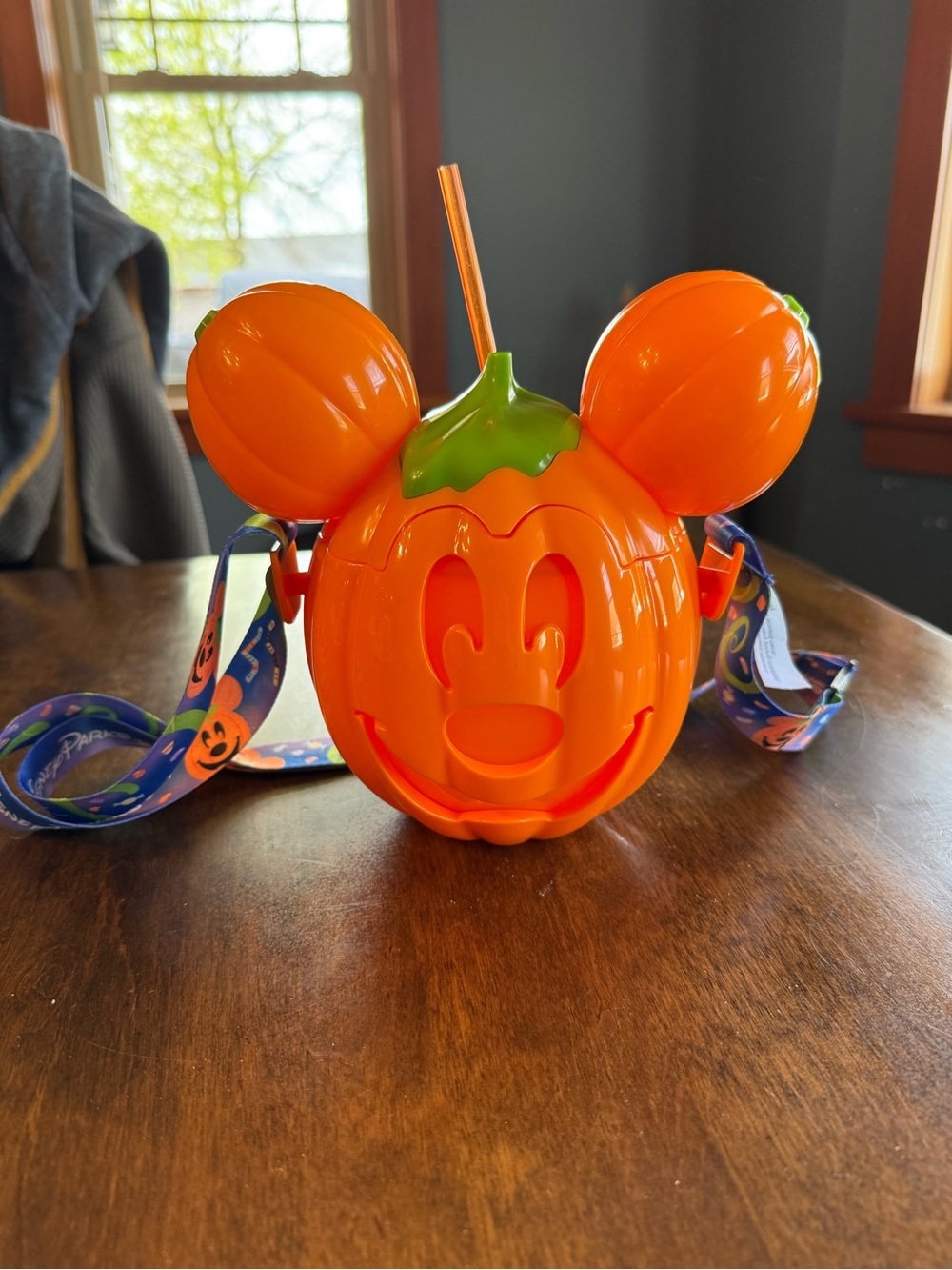 Disney Mickey Pumpkin Halloween Bucket Cup - Orange